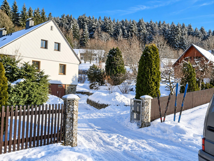 View from property 4, Gruppenhaus - Sauna Kamin & Ski, Mittelsachsen