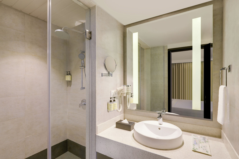 Bathroom 3, The Phlox Hotel, Dharwad