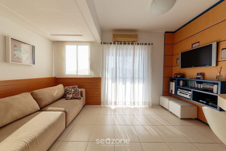 Living area 2, Beautiful Apart 5 min Jurere Open Shopping Emr302, Florianopolis