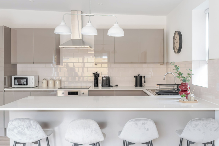 Private kitchen 4, Richmond Apt 2, Cardiff