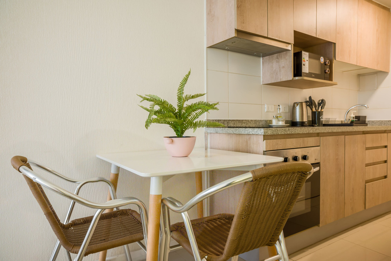 Private kitchen 4, Santa Rosa Apartments by Andes with Parking, Santiago
