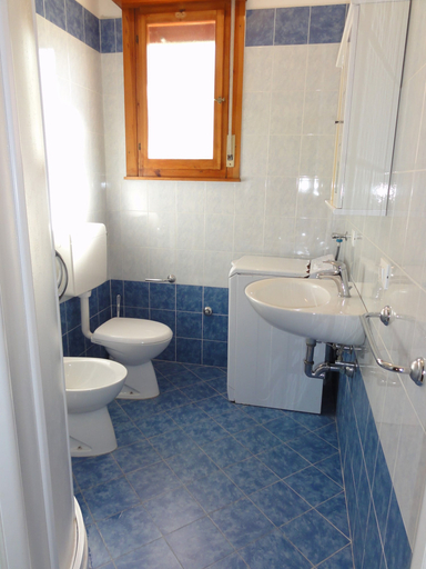 Bathroom, Ground-floor Flat With Garden, Venezia