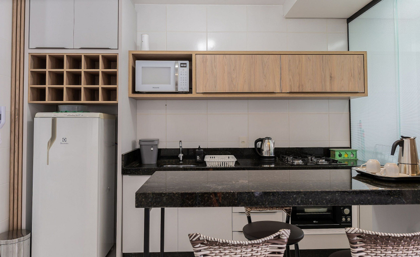 Private kitchen 4, Apt W/balcony and BBQ 500m From the Beach Rml605, Imbituba