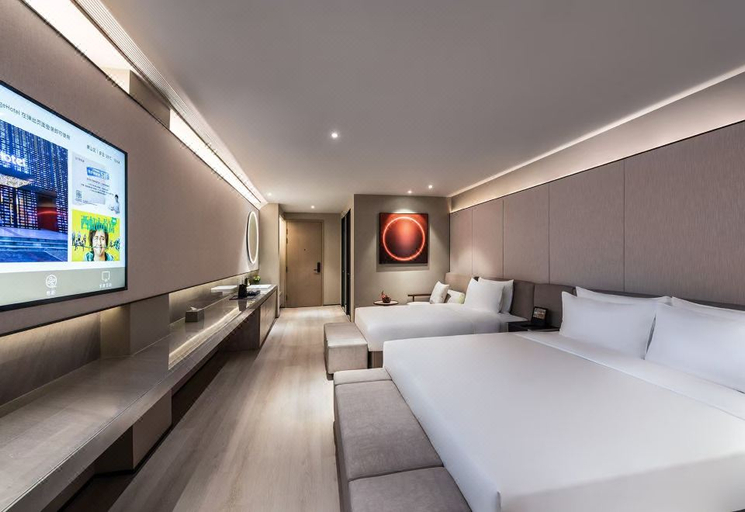 Bedroom 2, Crystal Orange at Wenchang Campus of Xuzhou Sanpeng Square Mining University, Xuzhou
