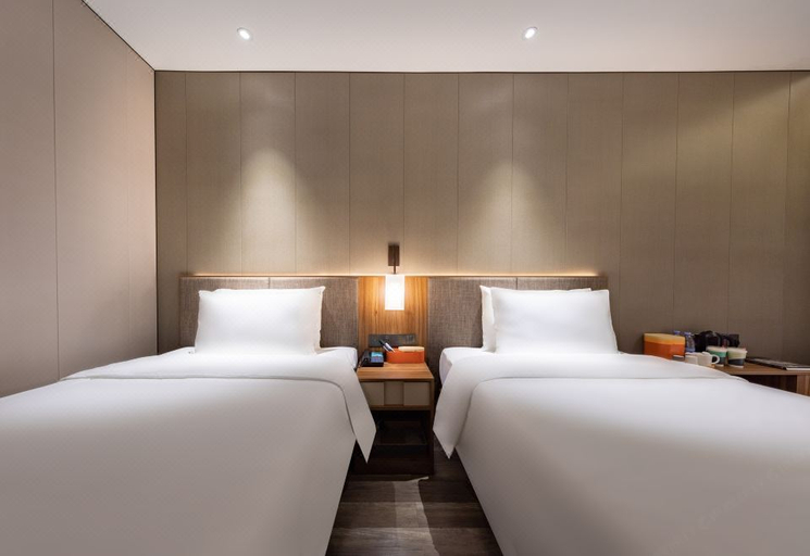 Bedroom 2, Atour X Hotel Shenzhen Nanshan Coastal City, Shenzhen