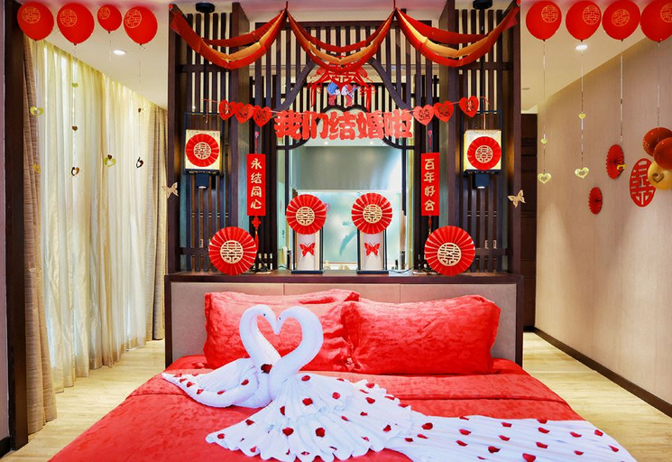 Bedroom 3, Mangrove Tree Resort World Sanya Bay Queen Palm Tower, Sanya
