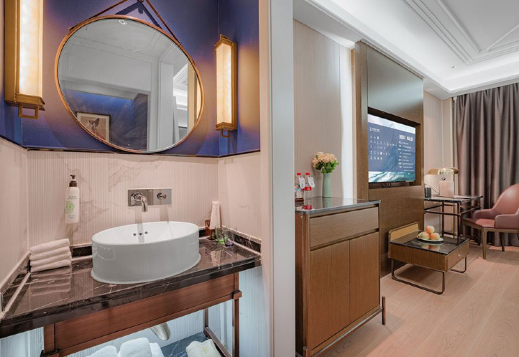 Bathroom 3, Jinjiang Metropolo Hotel Xuzhou Jinshanqiao Development Zone Baolian Temple, Xuzhou