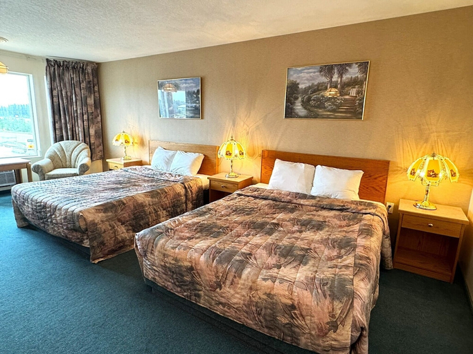 Bedroom 3, Western Budget Motel Whitecourt 3, Division No. 13