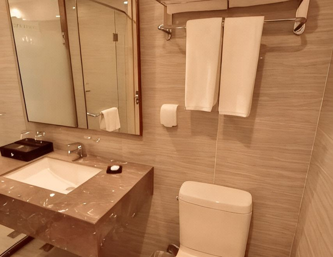 Bathroom 4, Shenzhen Pingshan Guest House （Pingshan Railway Station BYD HQ）, Shenzhen
