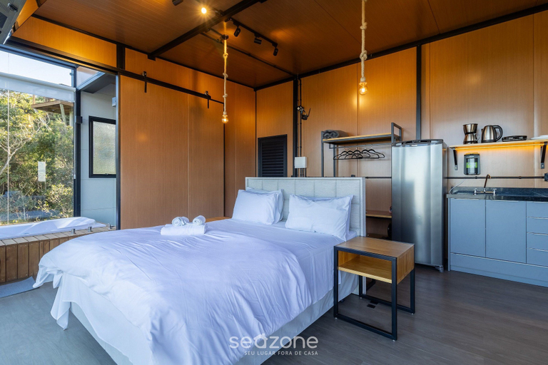 Bedroom 3, Cabana jacuzzi e vista na serra VST036, Anitápolis