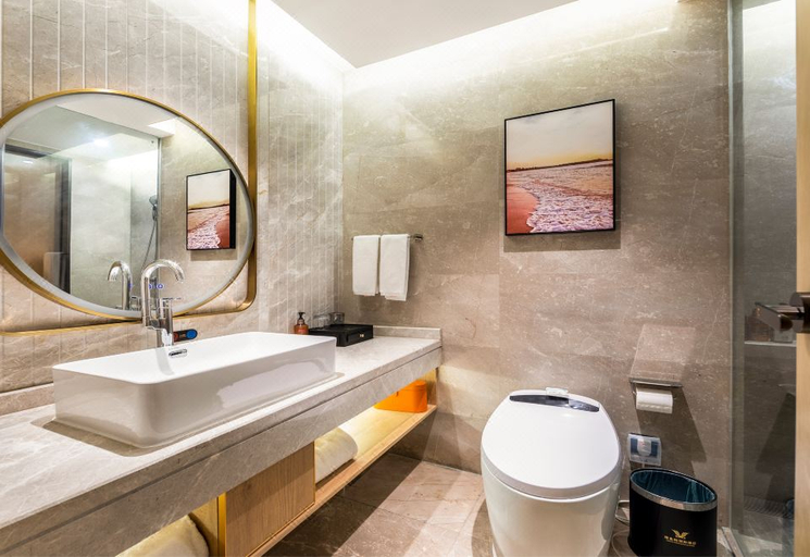 Bathroom 3, Vienna International Hotel Jiangxi Yichun Wanzai International Trade, Yichun