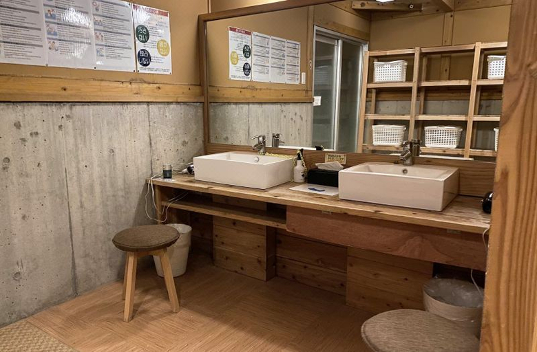Bathroom, Lodge Toranoyu, Kokonoe