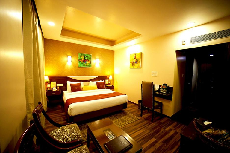 Bedroom 2, The Red Velvet Hotel Samarpan, Patna