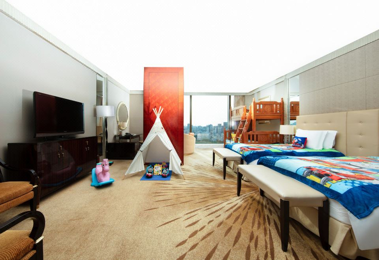 Bedroom 2, China Grain Hotel 上海中谷小南国花园酒店, Shanghai