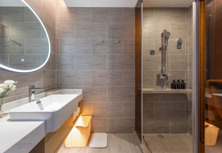 Bathroom 3, Atour Hotel Wuhan University of Technology Jiedaokou, Wuhan