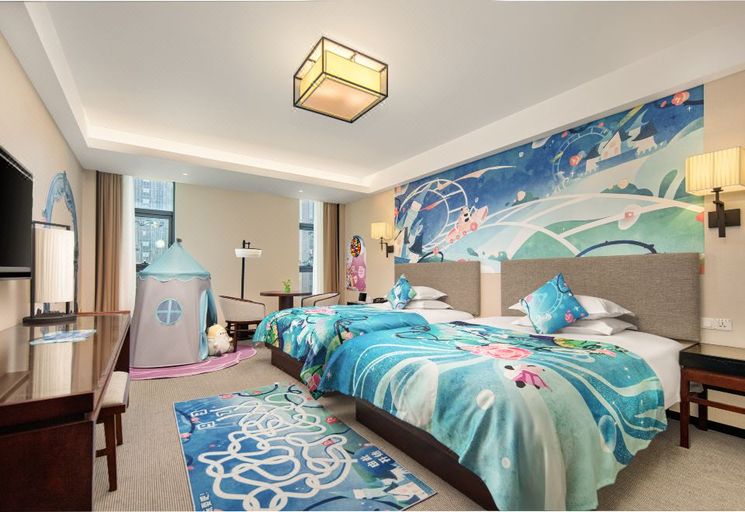 Bedroom 2, SSAW Boutique Hotel Ningbo CBD, Ningbo