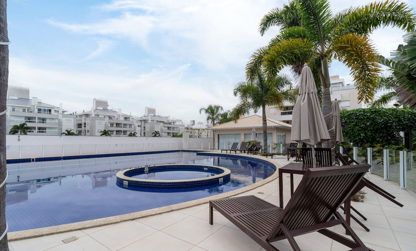 Pool 4, Apto c/ Churrasqueira a 400m da Praia MDR0104, Florianopolis