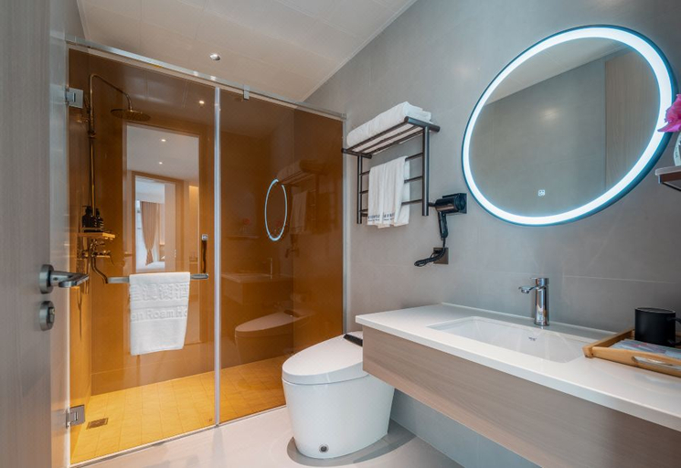 Bathroom 3, Rezen Manhu Hotel Rongcheng High-speed Railway Station, Weihai
