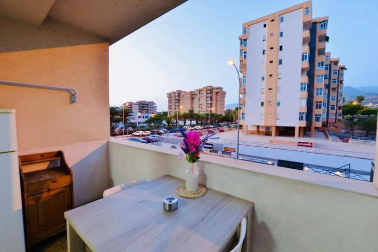 Outdoor dining 2, Los Cristianos Beach Balcony Apartment, Santa Cruz de Tenerife
