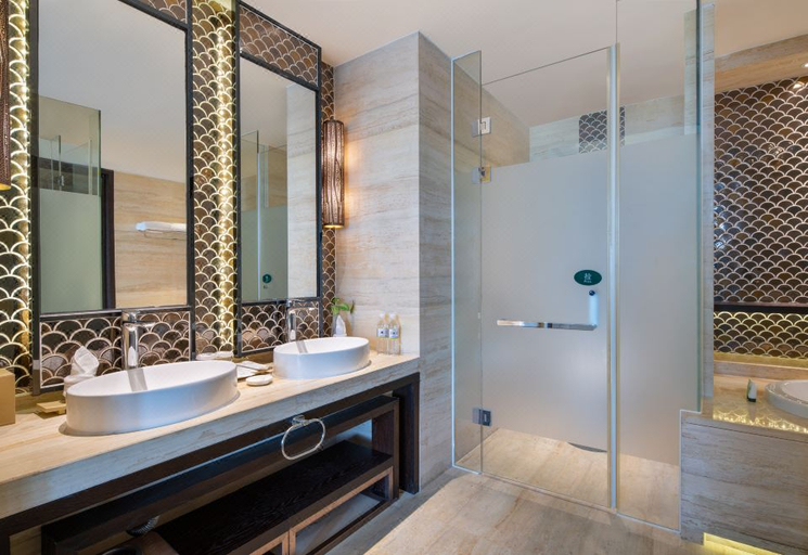 Bathroom 5, Mangrove Tree Resort World Sanya Bay Queen Palm Tower, Sanya