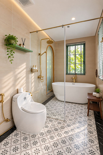 Bathroom 5, M Signature Boutique Hotel & Villas Beachfront Phu Quoc, Phú Quốc
