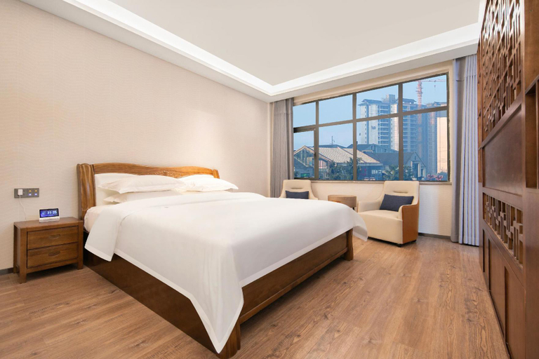 Bedroom 2, Echarm Hotel Jingzhou Honghu Long Street, Jingzhou