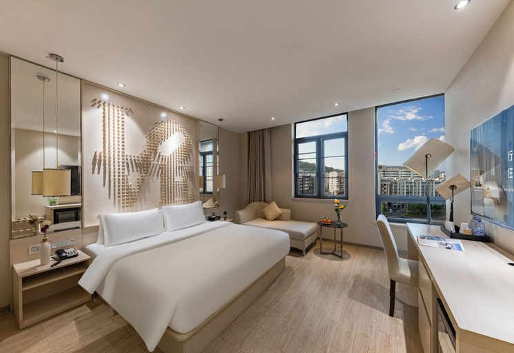 Bedroom 3, Baina S Hotel - SM Plaza Xiamen Gaoqi Airport Branch, Xiamen