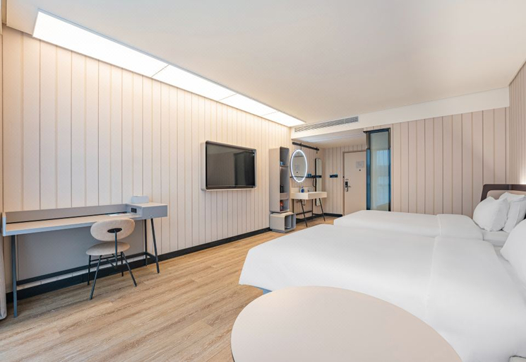 Bedroom 2, Hanting Hotel Wuhan Dongxihu Food Industrial Park, Wuhan