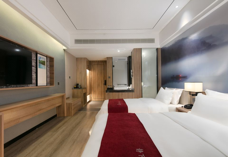 Bedroom 2, QIANNA HOTEL JOURNEY (Kaifeng Museum Wanda Plaza), Kaifeng
