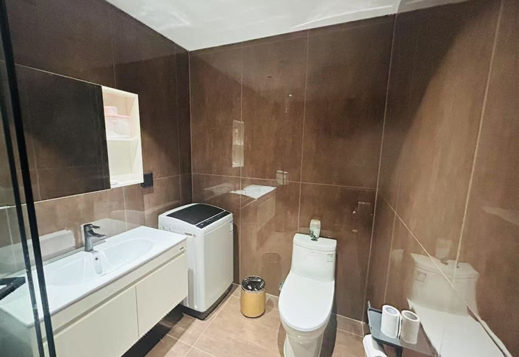 Bathroom 3, Doya Time | Estay Light Resid (Guangzhou Pazhou Poly Convention and Exhibition Center Branch), Guangzhou