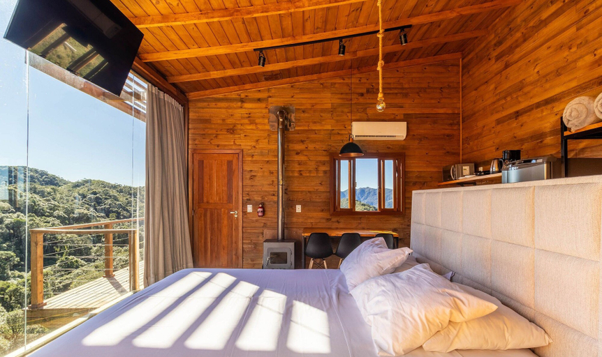 Bedroom 2, Cabana vista deslumbrante serra VST020, Anitápolis