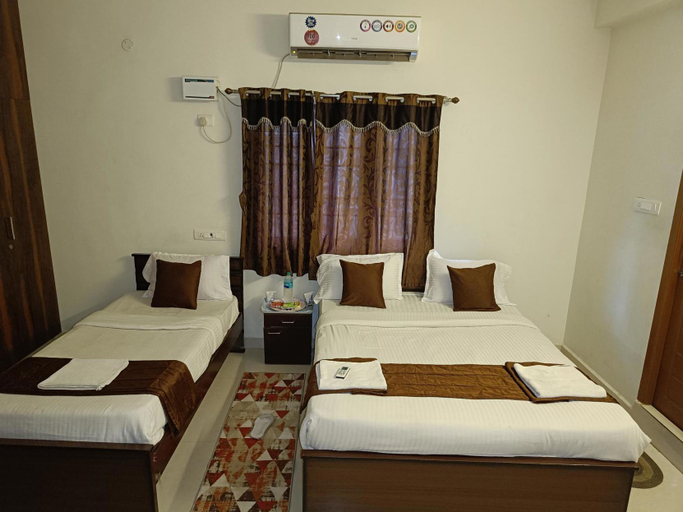 Bedroom 2, Hotel Bluesky Ramapuram-Behind DLF IT Park, Thiruvallur