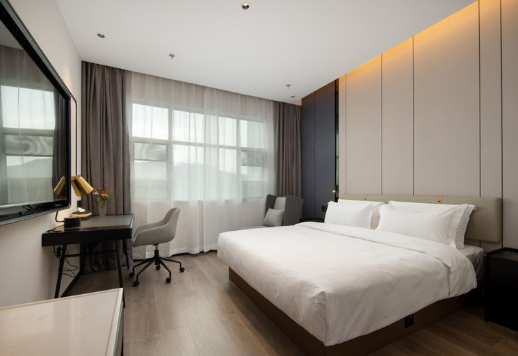 Bedroom 3, Rezen Hengbang Mingyu Hotel (Wenxing Building), Baoshan
