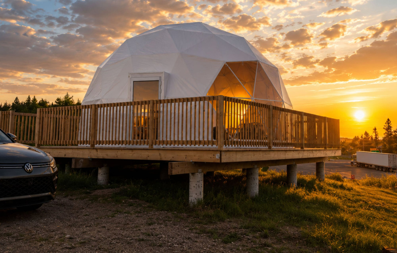 Exterior 3, Baddeck Domes, Victoria