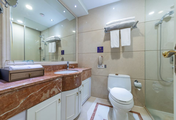 Bathroom 3, Luoding International Hotel, Yunfu