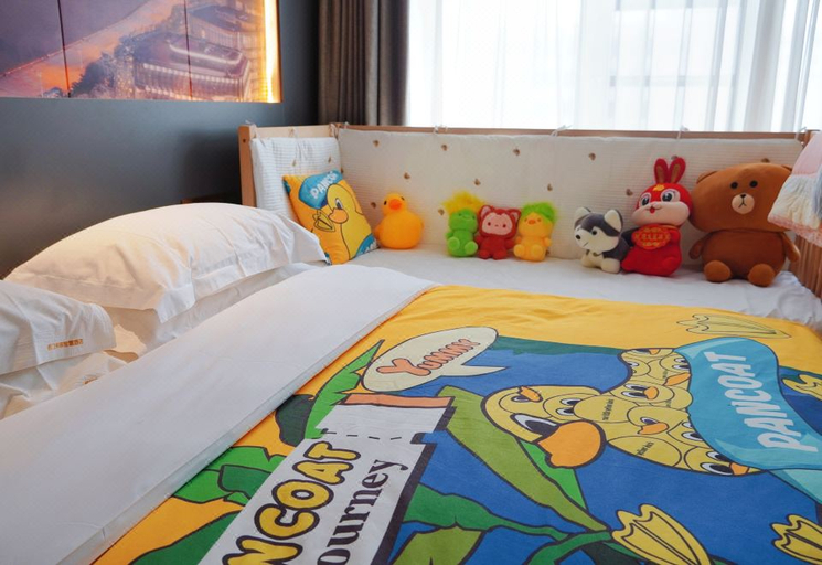 Bedroom 2, Nanyang Mingmen future smart hotel, Nanyang
