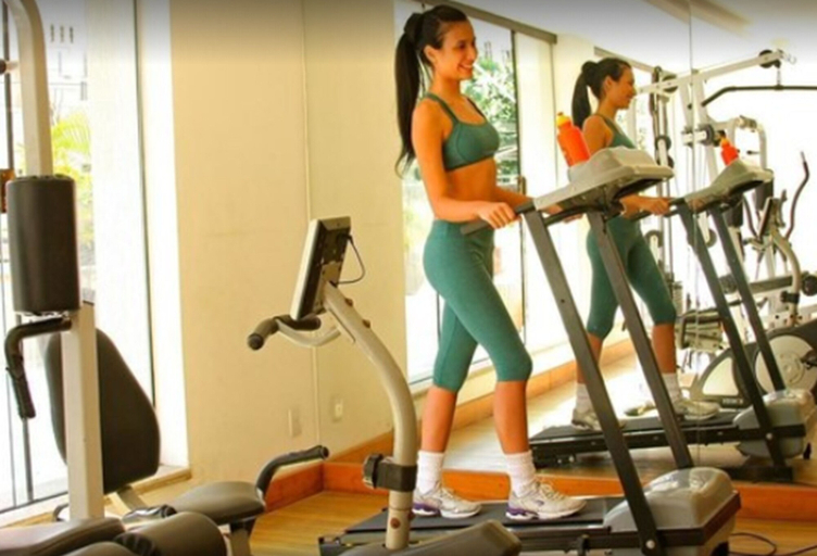 Fitness facility, Malibu Palace Hotel, Cabo Frio