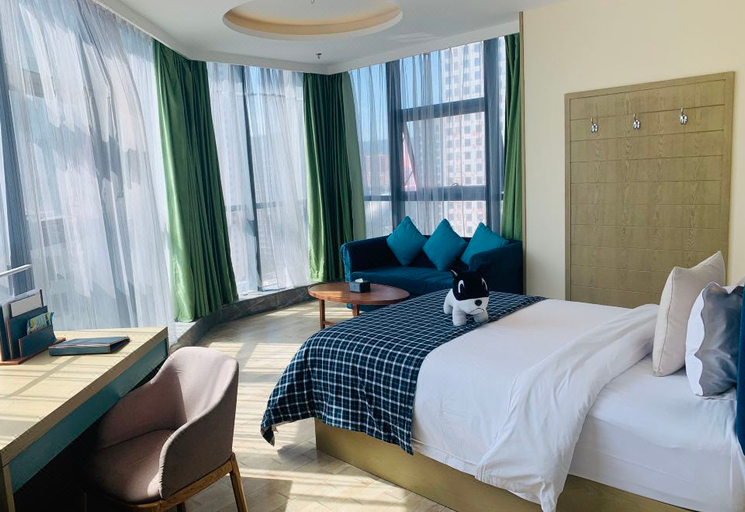 Bedroom 2, Mehood Hotel (Xining Haihu New District), Xining