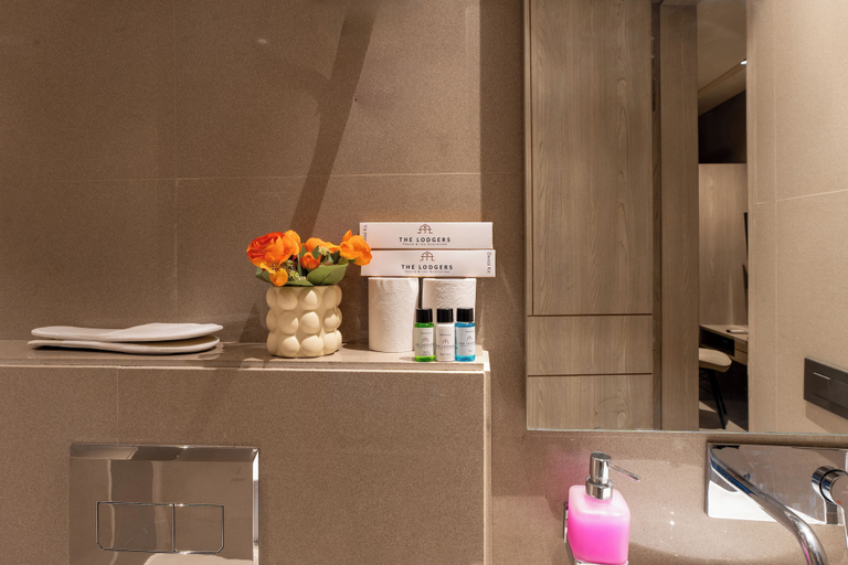 Bathroom 3, The Lodgers Vertex 1 BHK Apartments, Gurgaon