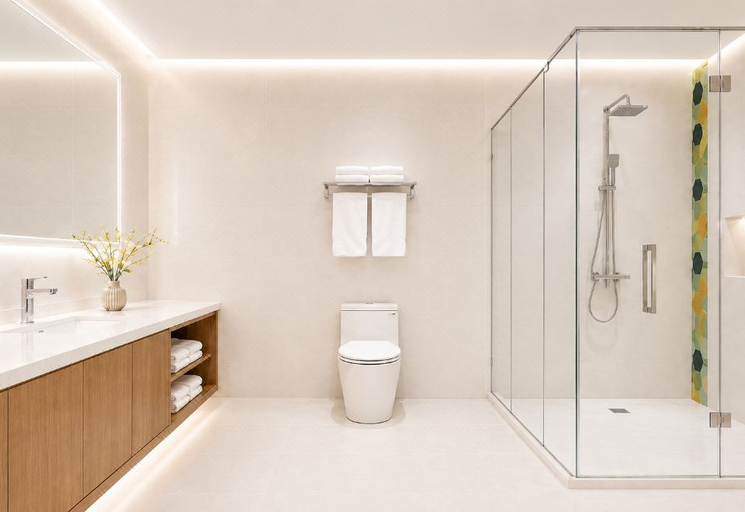 Bathroom, GreenTree Inn Hotel (Renmin Plaza Branch, Kashgar Ancient City Scenic Area), Kashgar