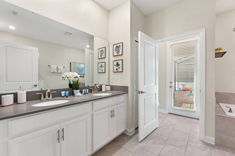 Bathroom 4, Bookmark Villa 8BR @ Storey Lake w/ Pool, Osceola