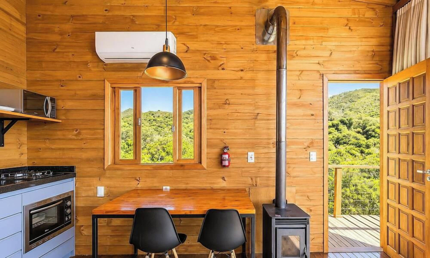 Private kitchen 2, Cabana de Luxo na Serra Catarinense Vst018, Anitápolis