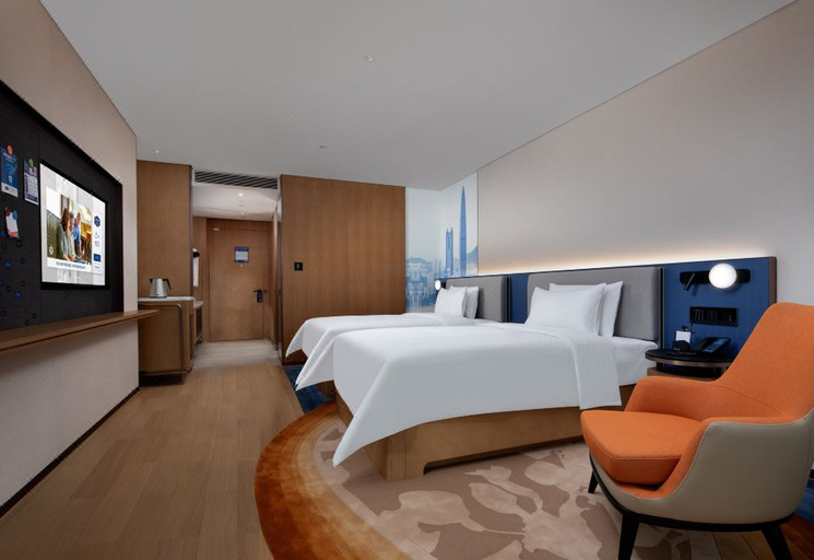 Bedroom 3, Hampton by Hilton Shenzhen Futian Port, Shenzhen
