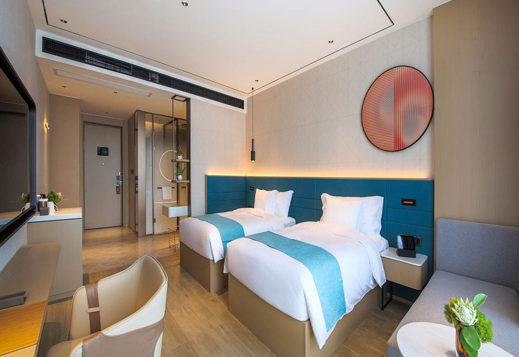 Bedroom 3, Howard Johnson Longxiang Hotel Ningbo, Ningbo