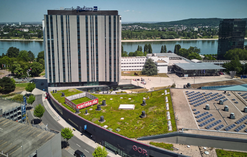 Exterior & Views 2, Radisson Blu Hotel, Bonn, Bonn