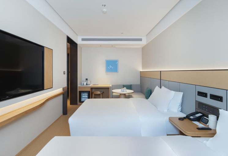 Bedroom 2, Ji Hotel Xiong'an Xiongxian Xiongzhou Road, Baoding