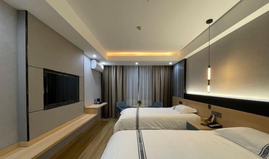 Bedroom 3, Urban Garden Hotel (Daye Yurun), Huangshi