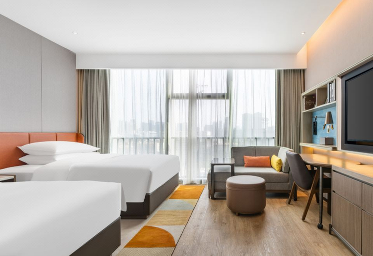 Bedroom 3, Home2 Suites by Hilton Shenzhen Nanshan Science & Technology Park, Shenzhen