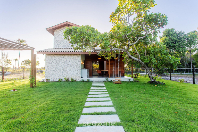 Terrace/patio, Well-located Condominium in Campinhos in Maraú - RVEs, Maraú