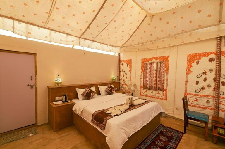 Bedroom 2, Best Desert Camp in Jaisalmer Red Velvet, Jaisalmer